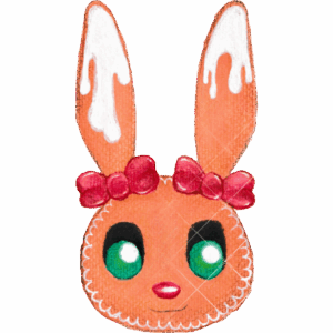 Holographic Bunny Sticker